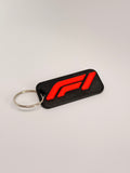 Formula 1 Short Keyring Black & Red