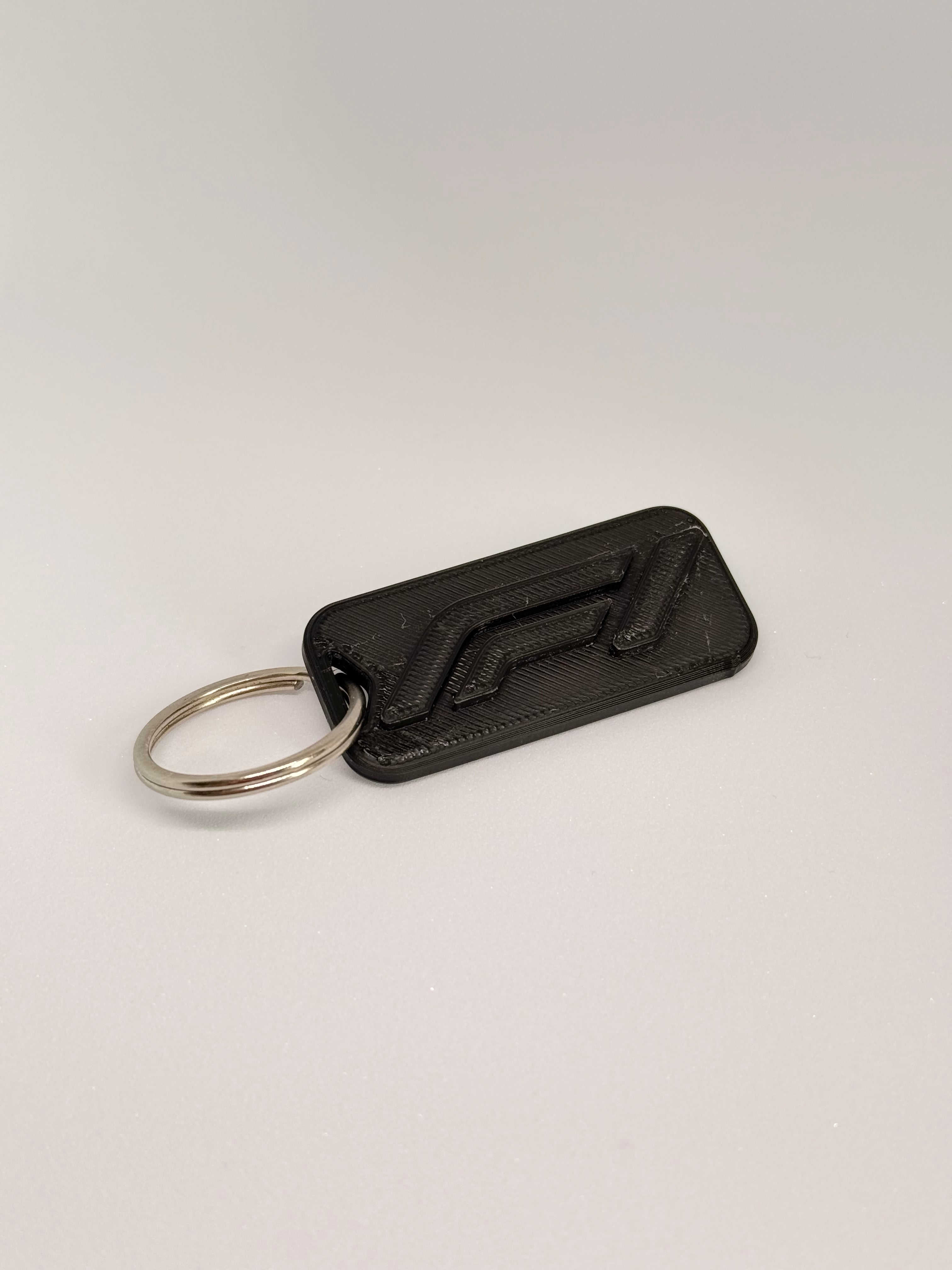Formula 1 Short Keyring Black