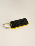 Formula 1 Short Keyring Yellow & Black