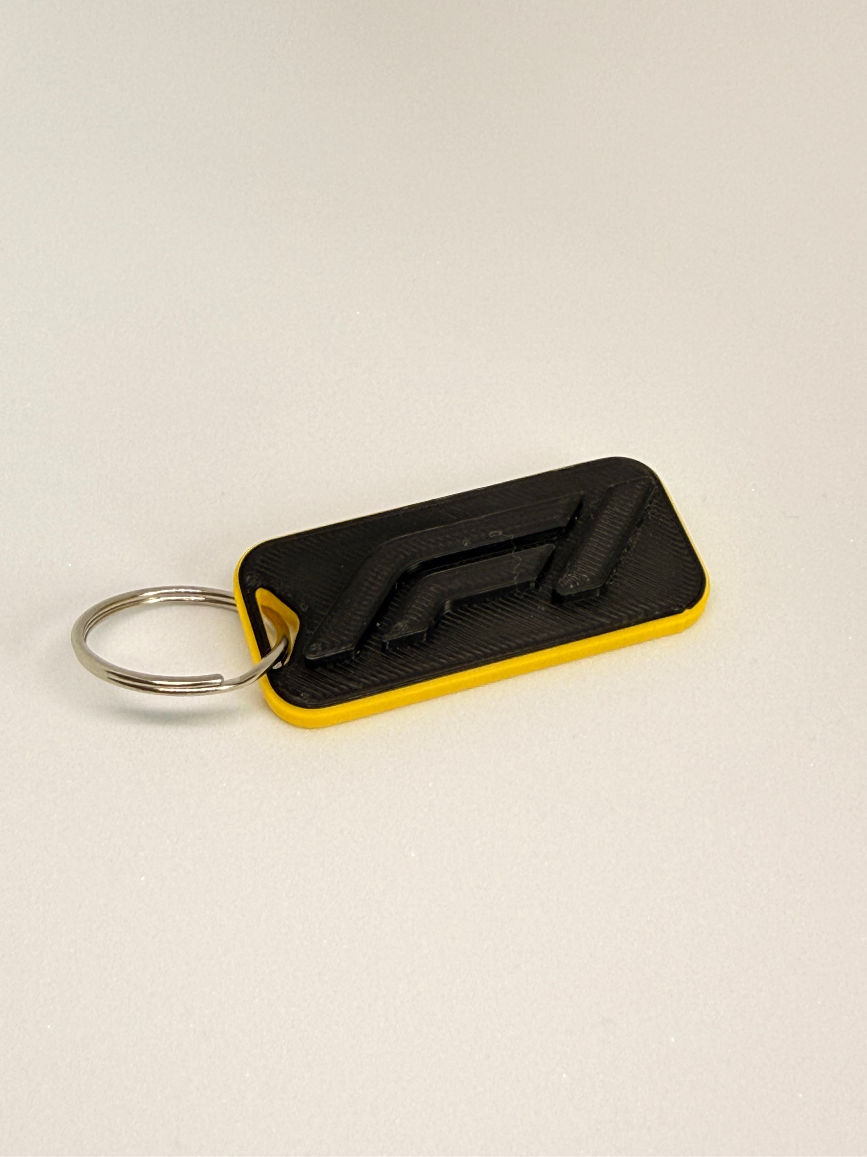 Formula 1 Short Keyring Yellow & Black