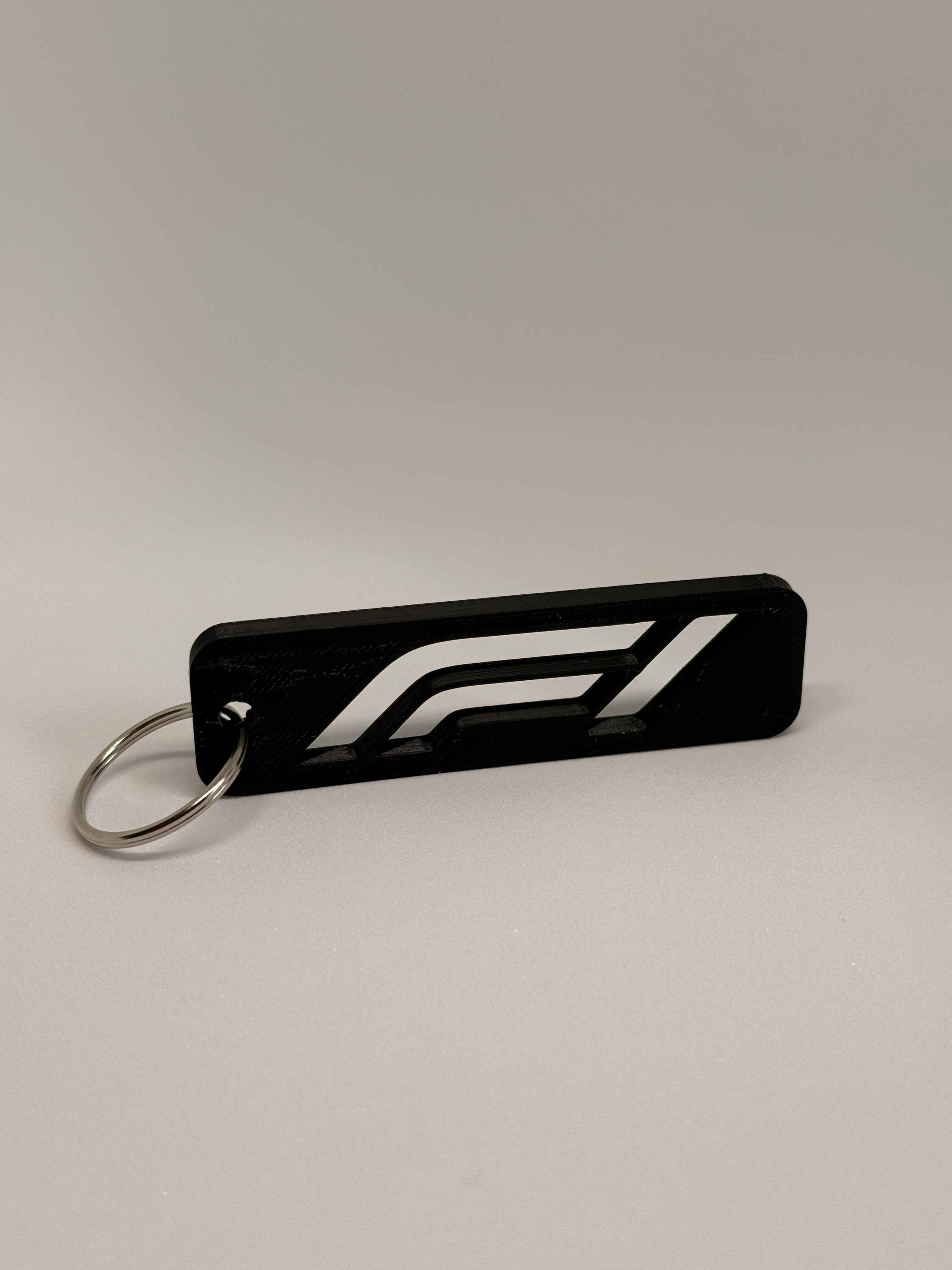 Formula 1 Long Keyring Black